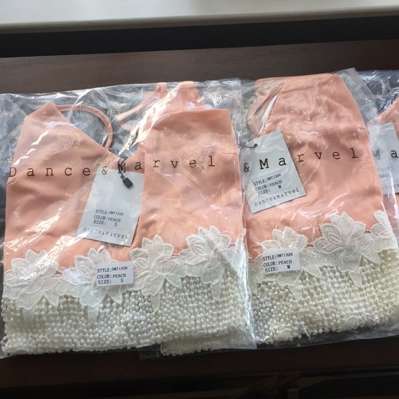 1 Left! Sleeveless Top With Sheer Lace detail - Picture 6 of 6